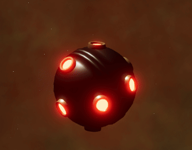 Exoroids drone casing opening to release attack drones (animated)