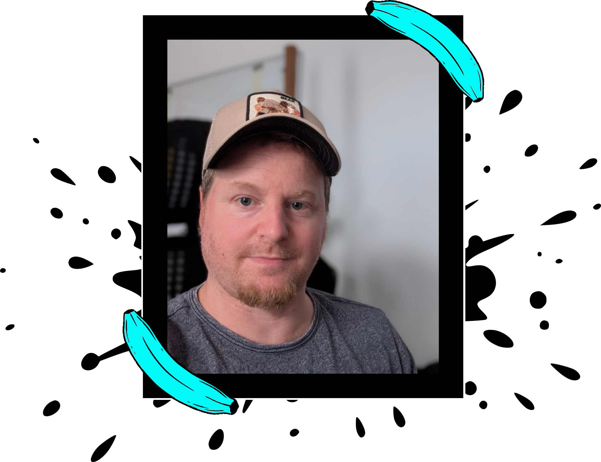 Portrait of Maurice, the developer behind Mostly made by apes