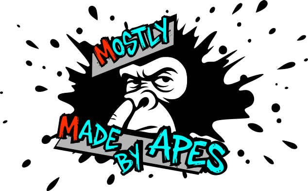 Mostly made by apes logo